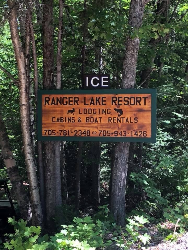 Ranger Lake Resort Sign